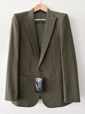 Number (Nine) AW2004 “Give Peace A Chance” Tweel Wool Jacket